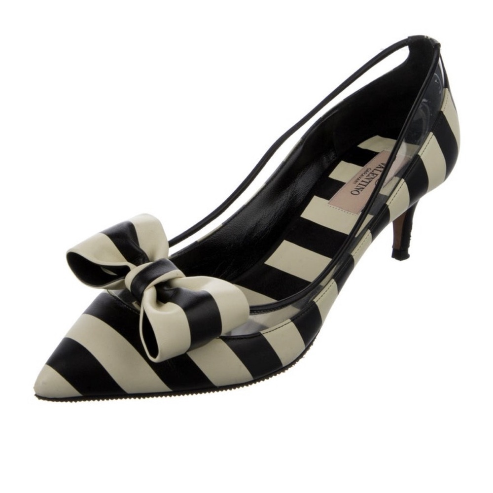Valentino Striped Heels Size 38